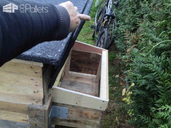 Pallets Chicken Coop & Fence / Poulailler Et Palissade En Palettes Animal Pallet Houses & Pallet Supplies Pallets Chicken Coop & Fence / Poulailler Et Palissade En Palettes Animal Pallet Houses & Pallet Supplies