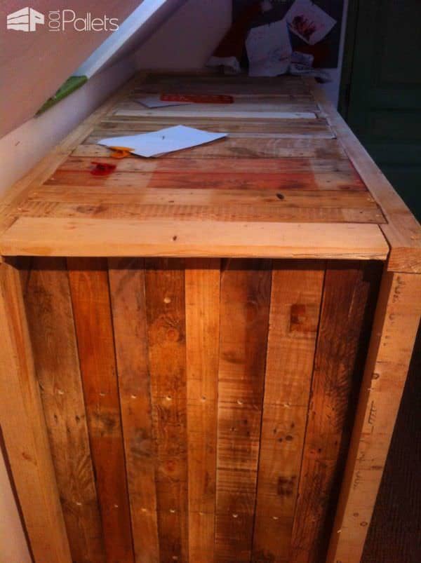 Meuble D’appoint Sous Comble / Under The Roof Drawer Pallet Cabinets & Wardrobes Meuble D’appoint Sous Comble / Under The Roof Drawer Pallet Cabinets & Wardrobes