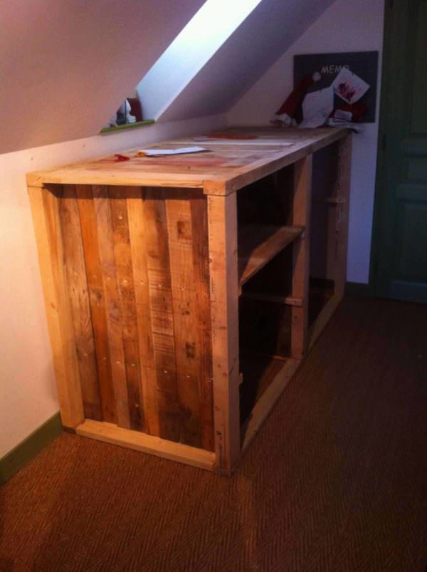 Meuble D’appoint Sous Comble / Under The Roof Drawer Pallet Cabinets & Wardrobes Meuble D’appoint Sous Comble / Under The Roof Drawer Pallet Cabinets & Wardrobes