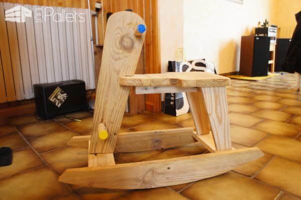 Pallet Rocking Horse Fun Pallet Crafts for Kids 