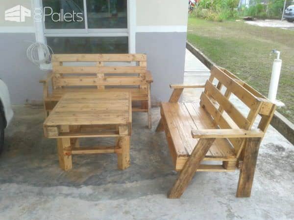Pallet Wood Benches and Table Pallet Benches, Pallet Chairs & Stools Pallet Desks & Pallet Tables Pallet Wood Benches and Table Pallet Benches, Pallet Chairs & Stools Pallet Desks & Pallet Tables