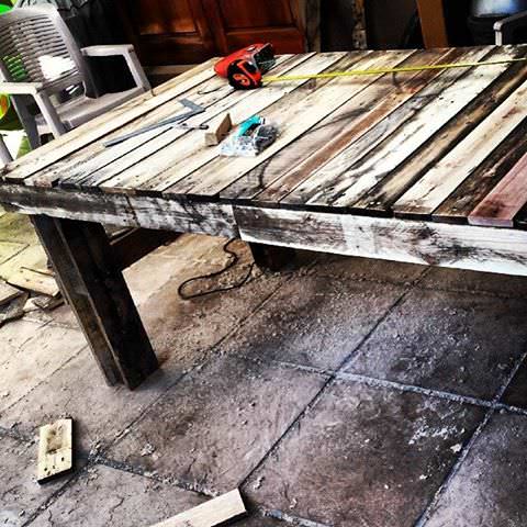 Wooden Pallet Table Pallet Desks & Pallet Tables Wooden Pallet Table Pallet Desks & Pallet Tables