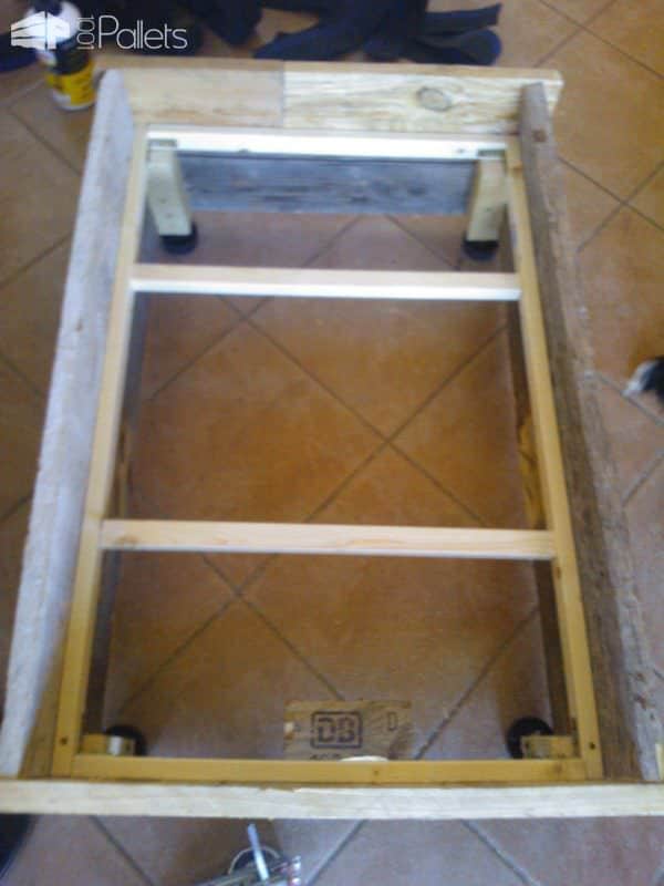 Cuccia Vintage in Pallets / Dog Bed With Pallets Animal Pallet Houses & Pallet Supplies 
