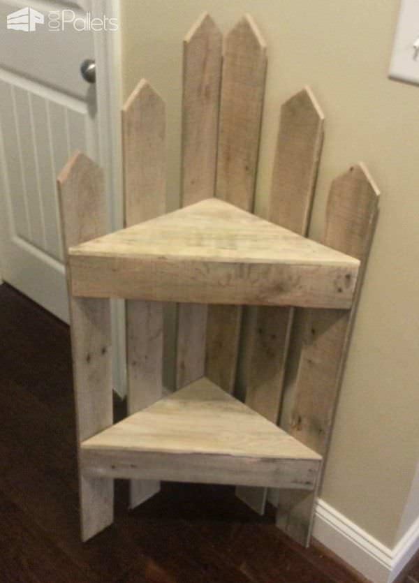Pallet Corner Shelf Pallet Shelves & Pallet Coat Hangers Pallet Corner Shelf Pallet Shelves & Pallet Coat Hangers