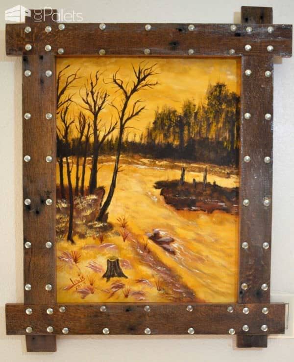 My Uses of Pallets: Unique Picture Frames Pallet Wall Decor & Pallet Painting My Uses of Pallets: Unique Picture Frames Pallet Wall Decor & Pallet Painting
