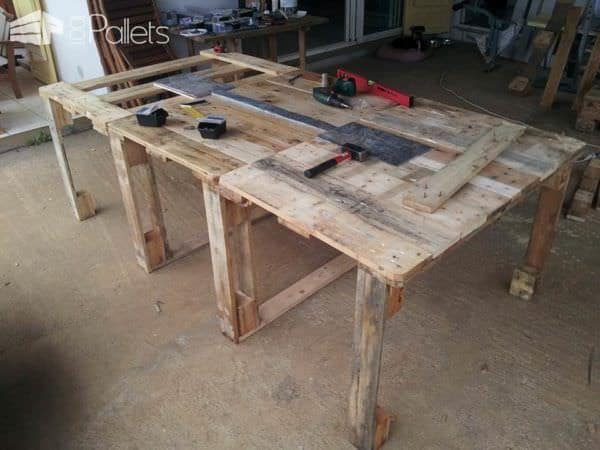Repurposed Pallet Table Pallet Desks & Pallet Tables Repurposed Pallet Table Pallet Desks & Pallet Tables