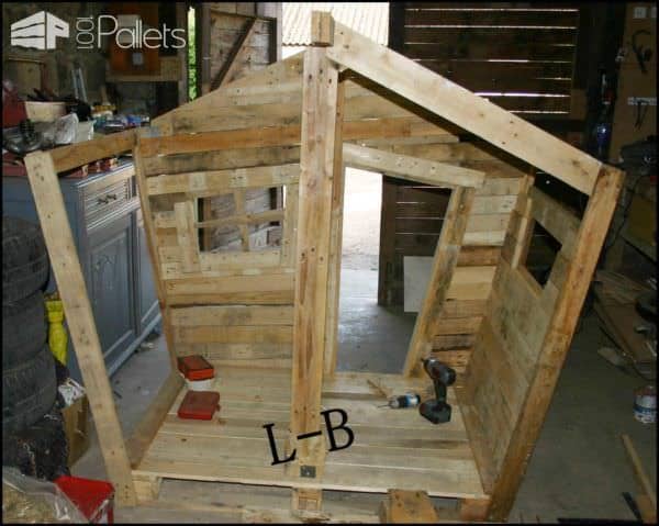 Pallet Kids Hut Pallet Sheds, Cabins, Huts & Playhouses 