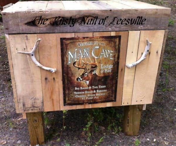 Rustic Pallet Coolers Pallet Boxes & Chests 
