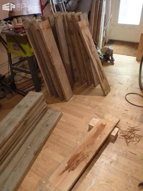 Table Basse Bois De Grosse Palette / Coffee Table With King Size Pallet Pallet Coffee Tables Table Basse Bois De Grosse Palette / Coffee Table With King Size Pallet Pallet Coffee Tables