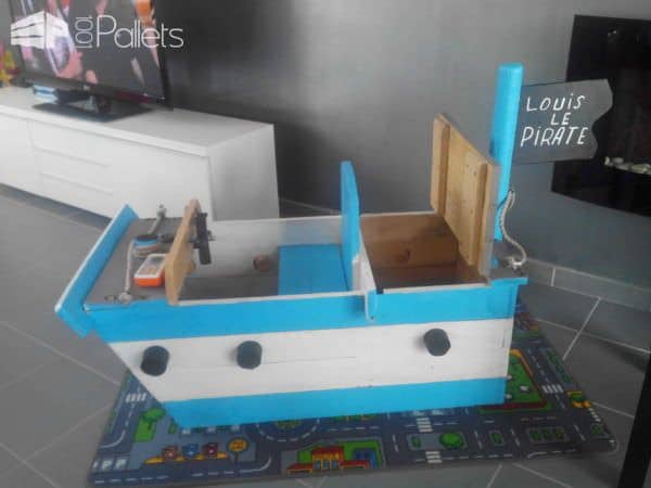 Bateau Pirate / Kids Pirate Ship Made From Pallets Fun Pallet Crafts for Kids Bateau Pirate / Kids Pirate Ship Made From Pallets Fun Pallet Crafts for Kids
