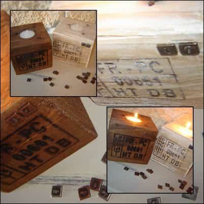 Bougeoir Pieds De Palette / Pallet Blocks Into Candle Holders Pallet Candle Holders Bougeoir Pieds De Palette / Pallet Blocks Into Candle Holders Pallet Candle Holders