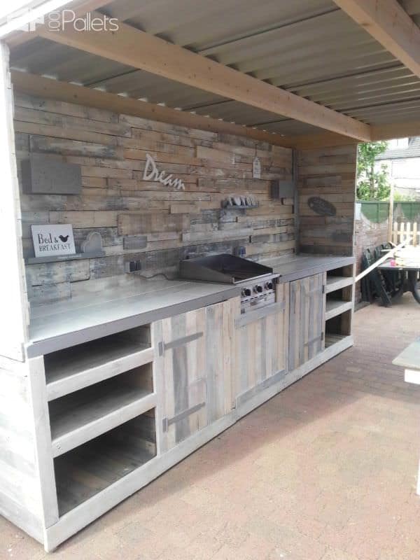 Must-see Pallet Outdoor Dream Kitchen Pallet Bars Must-see Pallet Outdoor Dream Kitchen Pallet Bars