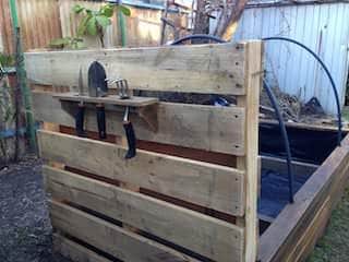 Pallet Raised Garden Bed Pallet Planters & Compost Bins Pallet Raised Garden Bed Pallet Planters & Compost Bins