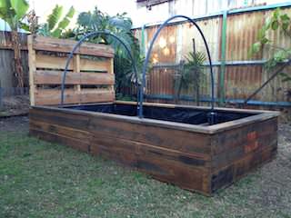 Pallet Raised Garden Bed Pallet Planters & Compost Bins Pallet Raised Garden Bed Pallet Planters & Compost Bins