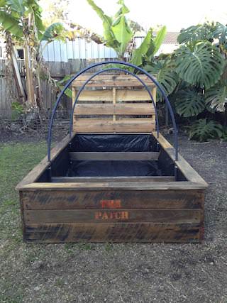 Pallet Raised Garden Bed Pallet Planters & Compost Bins Pallet Raised Garden Bed Pallet Planters & Compost Bins
