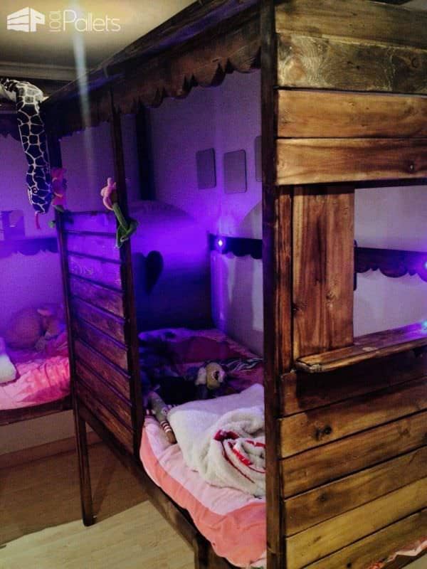 Pallet Twins Beds Fun Pallet Crafts for Kids Pallet Twins Beds Fun Pallet Crafts for Kids