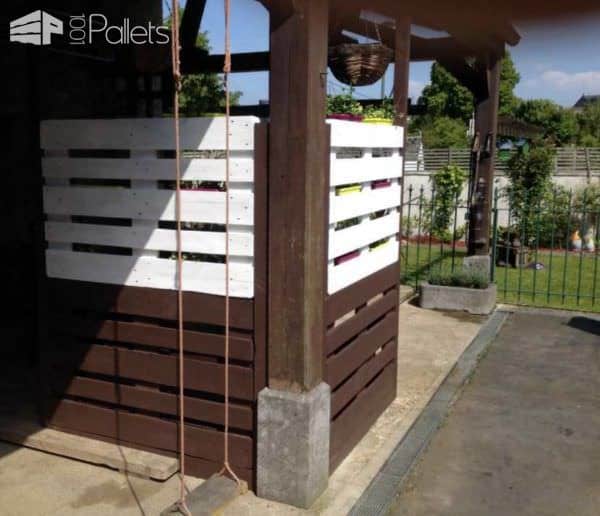 Pallet Wall, Shades & Planter Pallet Planters & Compost Bins Pallet Wall Decor & Pallet Painting 