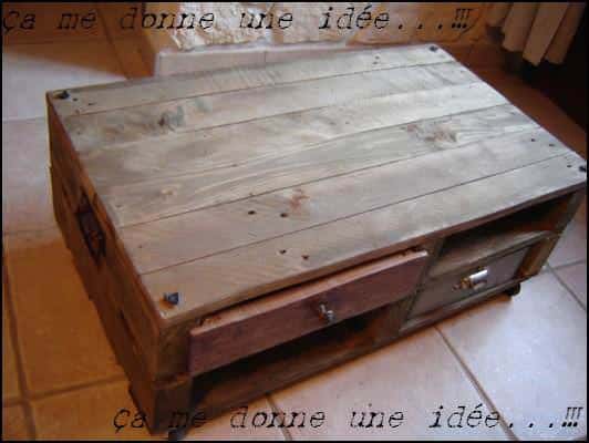 Table Basse En Palette / Pallet Coffee Table Pallet Coffee Tables Table Basse En Palette / Pallet Coffee Table Pallet Coffee Tables