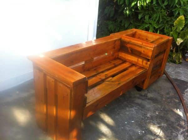 Pallet Combo: Garden Bench & Planter Pallet Benches, Pallet Chairs & Stools Pallet Planters & Compost Bins 