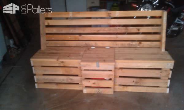 Pallet Outdoor Bench Pallet Benches, Pallet Chairs & Stools Pallet Boxes & Chests 