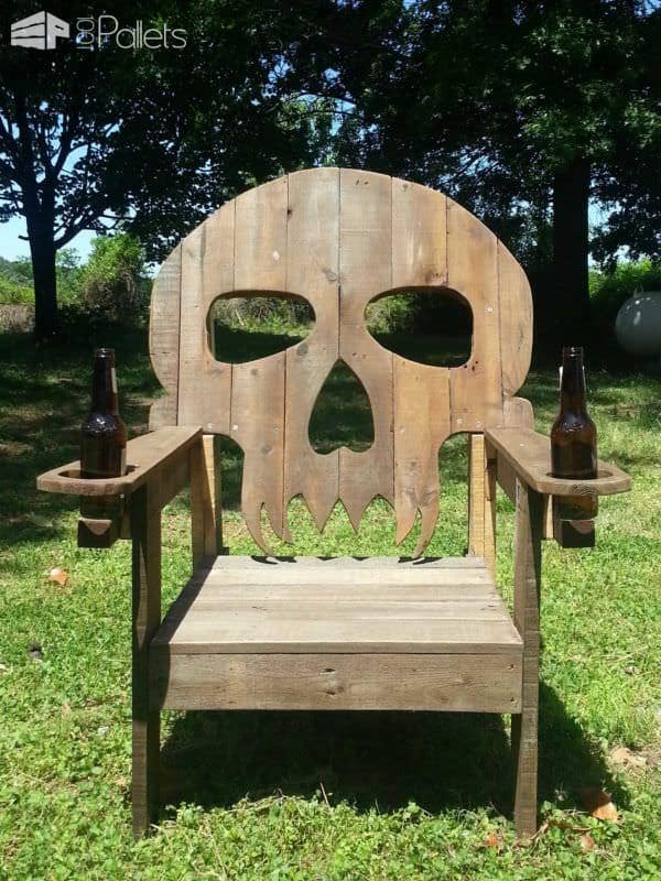 Pallet Skull Chair Pallet Benches, Pallet Chairs & Stools Pallet Skull Chair Pallet Benches, Pallet Chairs & Stools