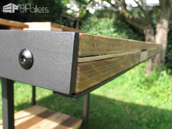 Table De Style Industriel / Industrial Style Pallet Table Pallet Desks & Pallet Tables Table De Style Industriel / Industrial Style Pallet Table Pallet Desks & Pallet Tables