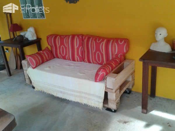 Canapé De Jardin En Palettes / Pallets Garden Sofa Pallet Sofas & Couches Canapé De Jardin En Palettes / Pallets Garden Sofa Pallet Sofas & Couches