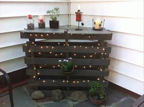 Outdoor Patio Bar / Counter Pallet Bars Outdoor Patio Bar / Counter Pallet Bars
