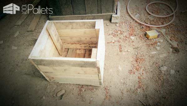 Pallet Planter Box Pallet Planters & Compost Bins 