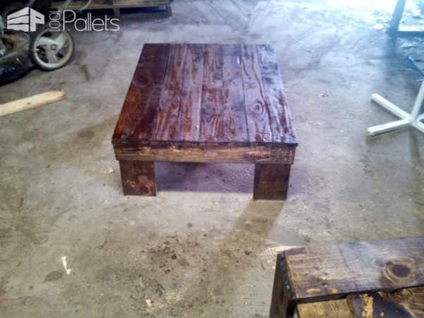 Simple, Medium Sized Coffee Table Made From Pallets Pallet Coffee Tables Simple, Medium Sized Coffee Table Made From Pallets Pallet Coffee Tables