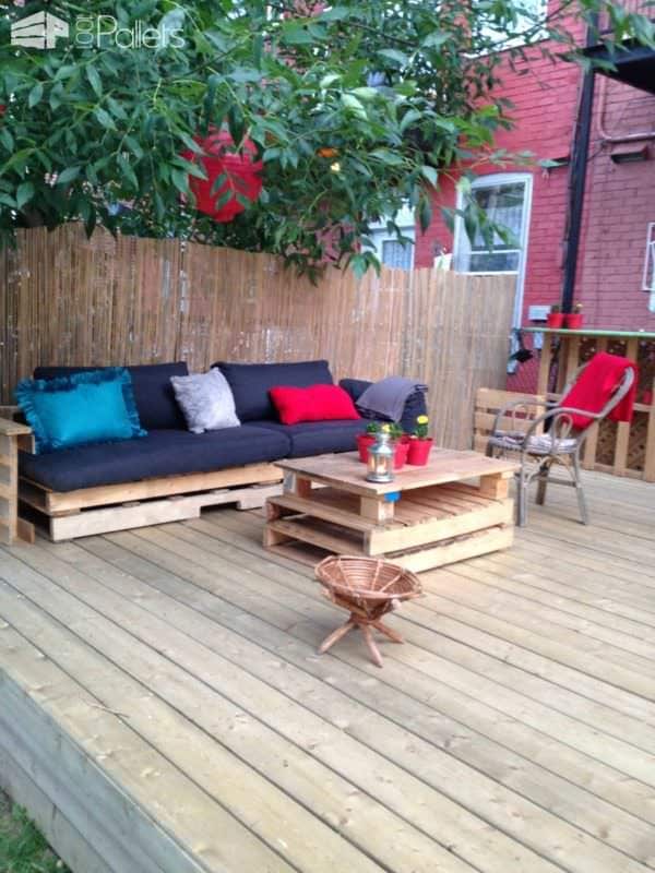 Outdoor Deck Made Out Of Pallets Pallet Terraces & Pallet Patios Outdoor Deck Made Out Of Pallets Pallet Terraces & Pallet Patios