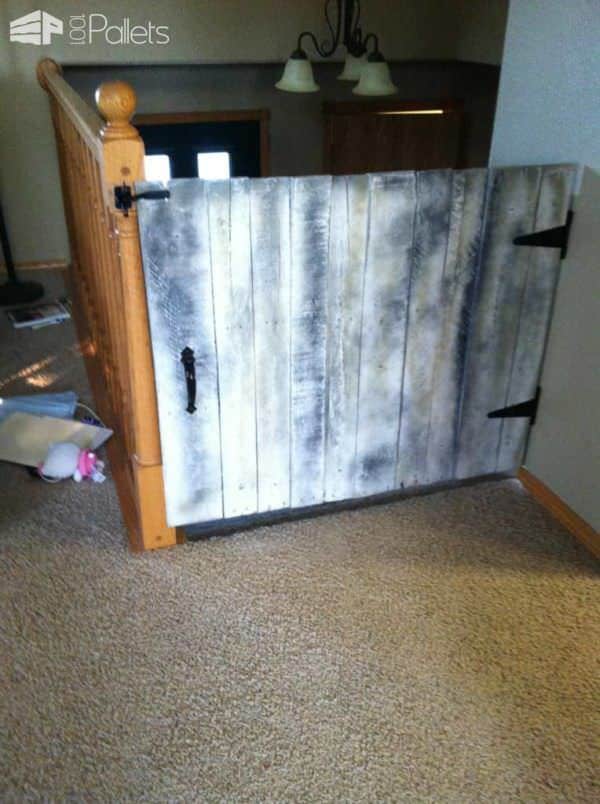 Baby Gate Made From Repurposed Pallets Fun Pallet Crafts for Kids Baby Gate Made From Repurposed Pallets Fun Pallet Crafts for Kids