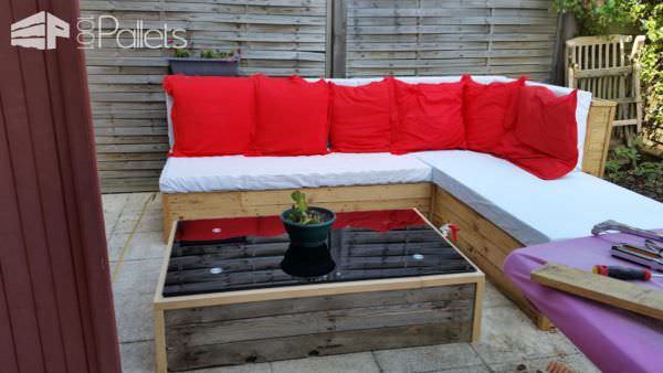 Pallets For Outdoor Projects: Lounge & Table Lounges & Garden Sets 