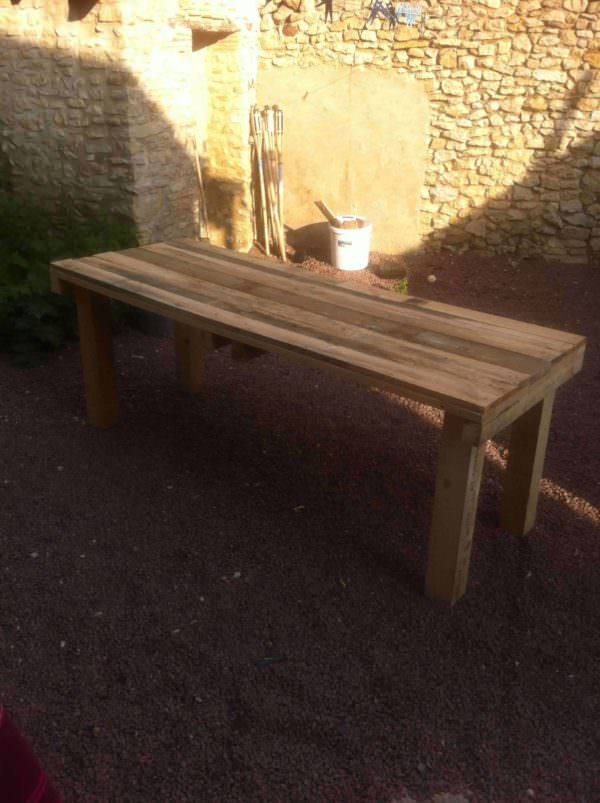 Table à Manger / Pallets Table Pallet Desks & Pallet Tables Table à Manger / Pallets Table Pallet Desks & Pallet Tables
