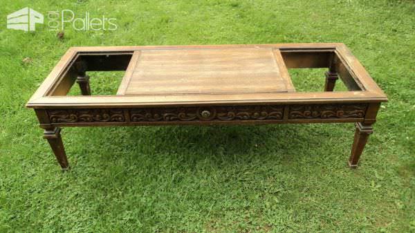 70’s Coffee Table Went Southwestern Pallet Coffee Tables 70’s Coffee Table Went Southwestern Pallet Coffee Tables