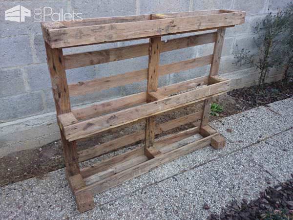 Étagère Pots De Fleurs / Pallet Planter Shelf Pallet Planters & Compost Bins Étagère Pots De Fleurs / Pallet Planter Shelf Pallet Planters & Compost Bins