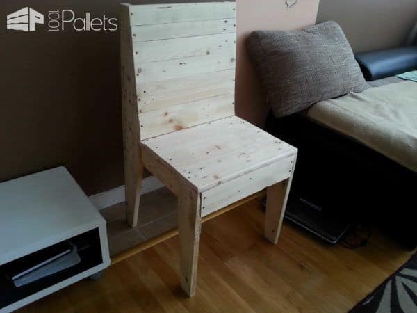 My First Project With Pallets: A Chair Pallet Benches, Pallet Chairs & Stools 
