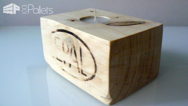 Bougeoirs En Dés De Palette / Candle Holder From Pallet Blocks Pallet Candle Holders Bougeoirs En Dés De Palette / Candle Holder From Pallet Blocks Pallet Candle Holders