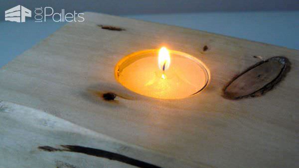 Bougeoirs En Dés De Palette / Candle Holder From Pallet Blocks Pallet Candle Holders Bougeoirs En Dés De Palette / Candle Holder From Pallet Blocks Pallet Candle Holders