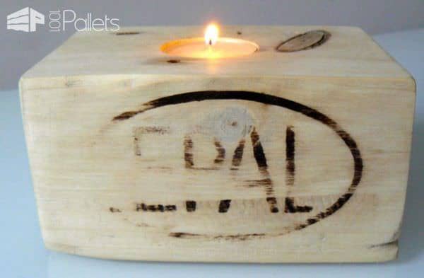 Bougeoirs En Dés De Palette / Candle Holder From Pallet Blocks Pallet Candle Holders Bougeoirs En Dés De Palette / Candle Holder From Pallet Blocks Pallet Candle Holders