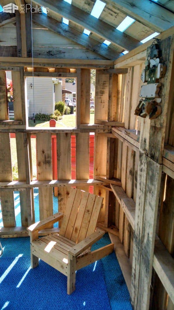 Daughters Pallet Playhouse Pallet Sheds, Cabins, Huts & Playhouses Daughters Pallet Playhouse Pallet Sheds, Cabins, Huts & Playhouses
