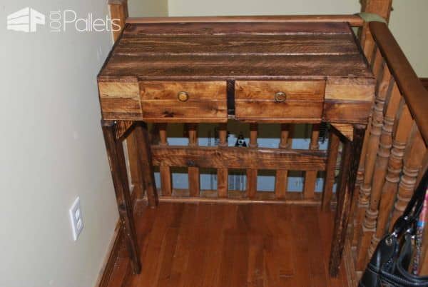 Console Pour Pc Portable / Pallet Computer Desk Pallet Desks & Pallet Tables Console Pour Pc Portable / Pallet Computer Desk Pallet Desks & Pallet Tables