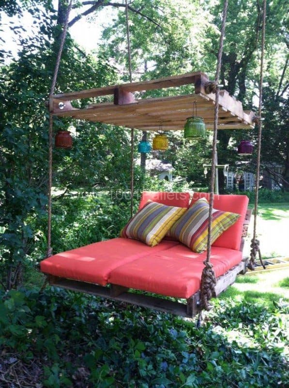 Pallet Outdoor Swing Lounge Lounges & Garden Sets Pallet Outdoor Swing Lounge Lounges & Garden Sets