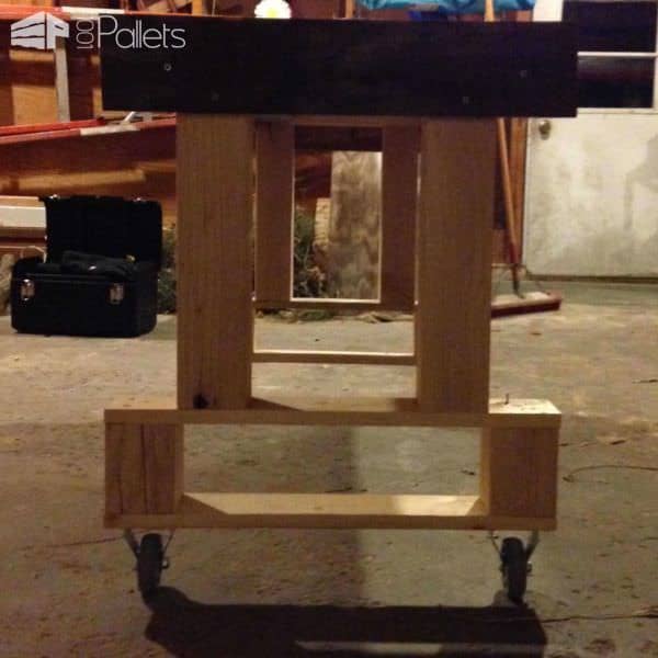 Pallet Workspace/Desk Pallet Desks & Pallet Tables Pallet Workspace/Desk Pallet Desks & Pallet Tables