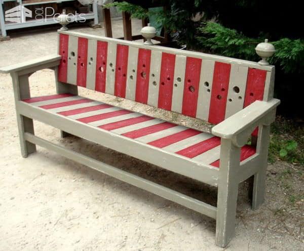 Banc De Jardin Barock / Large Garden Pallet Bench Lounges & Garden Sets Pallet Benches, Pallet Chairs & Stools Banc De Jardin Barock / Large Garden Pallet Bench Lounges & Garden Sets Pallet Benches, Pallet Chairs & Stools