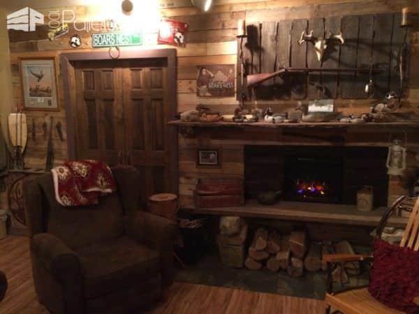 Basement Partition Wall Out of Pallets Pallet Walls & Pallet Doors Basement Partition Wall Out of Pallets Pallet Walls & Pallet Doors