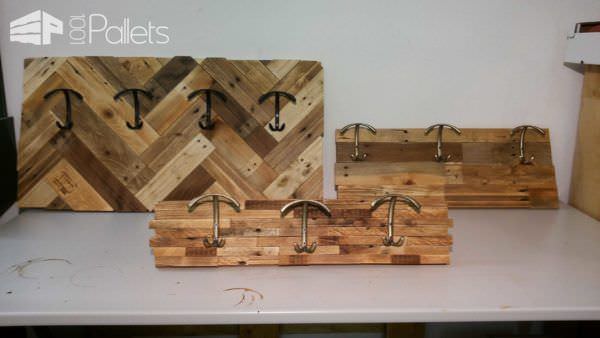 Making Coat Racks with Pallet Wood Pallet Shelves & Pallet Coat Hangers Making Coat Racks with Pallet Wood Pallet Shelves & Pallet Coat Hangers
