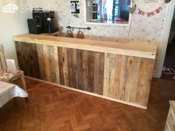 Pallet Counter/Bar Pallet Bars 