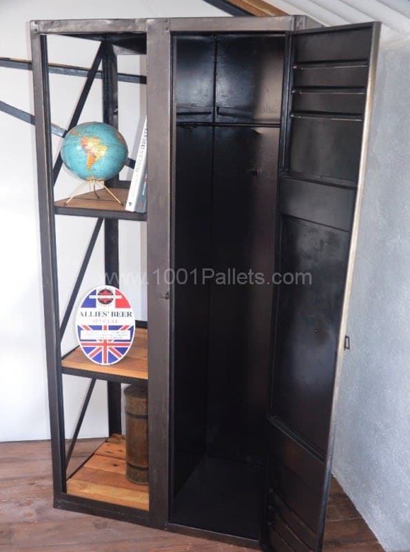 Pallet & Metal Bookshelf Pallet Bookcases & Bookshelves Pallet Shelves & Pallet Coat Hangers Pallet & Metal Bookshelf Pallet Bookcases & Bookshelves Pallet Shelves & Pallet Coat Hangers