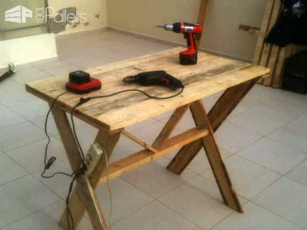 Pallet Workbench Pallet Desks & Pallet Tables Pallet Workbench Pallet Desks & Pallet Tables